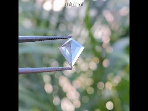 0.97 CT, 9.0 X 7.5 MM | Salt And Pepper Kite Cut Diamond