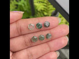 Natural Moss Agate | Loose Hexagon Moss Agate