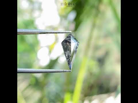 1.49 CT, 13.0 X 6.2 MM | Salt And Pepper Kite Cut Diamond