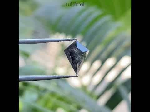 1.63 CT, 11.4 X 8.3 MM | Salt And Pepper Kite Cut Diamond