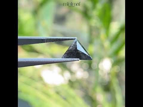 1.27 CT, 10.3 X 9.9 MM | Salt And Pepper Triangle Cut Diamond