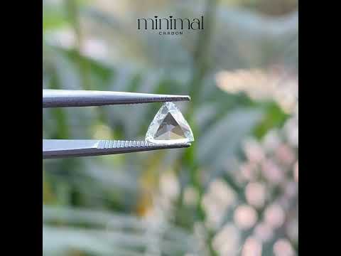 0.53 CT, 6.0 MM  | Natural Clear Diamond | Trillion Cut Diamond