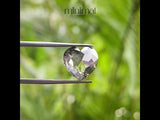 3.96 CT, 10.2 X 10.5 MM | Salt And Pepper Heart Shape Diamond