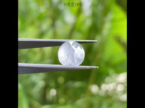 5.09 CT, 11.1 X 9.2 MM | Salt And Pepper Oval Cut Diamond