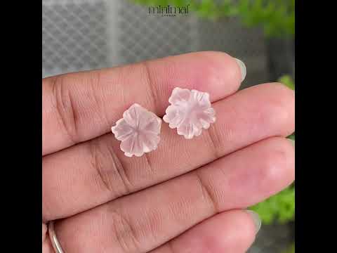 7.66 CT, 11.7 MM | Natural Rose Quartz | Flower Rose Quartz