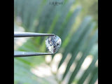 0.93 CT, 8.0 X 6.2 MM | Salt And Pepper Pear Cut Diamond