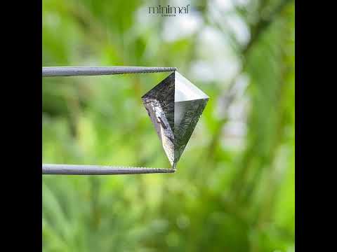 2.99 CT, 15.7 X 11.0 MM | Salt And Pepper Kite Cut Diamond