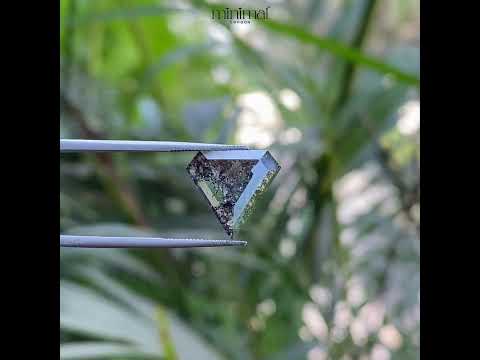 2.84 CT, 12.3 X 13.2 MM | Salt And Pepper Pentagon Cut Diamond