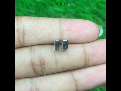 Baguette Studs Earring Pair