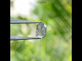 1.38 CT, 7.9 X 4.8 MM | Salt And Pepper Emerald Cut Diamond
