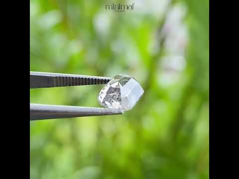1.46 CT, 7.1 X 5.7 MM | Salt And Pepper Emerald Cut Diamond