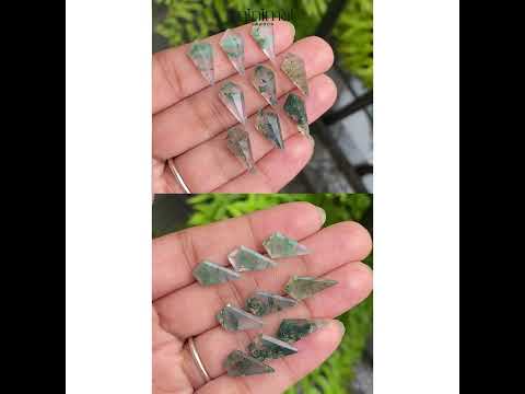 Natural Moss Agate | Loose Moss Agate | Kite Moss Agate