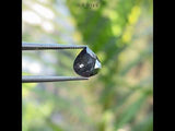 1.61 CT, 7.0 X 6.3 MM | Salt And Pepper Pear Cut Diamond