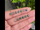 Natural Moss Agate Pair | Loose Round Moss Agate