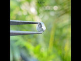 0.84 CT, 6.7 X 4.8 MM | Salt And Pepper Oval Cut Diamond