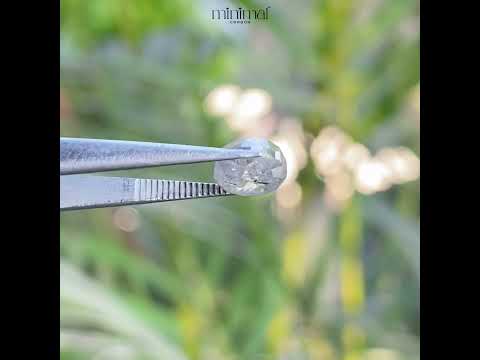 1.81 CT, 7.3 X 6.3 MM | Salt And Pepper Cushion Cut Diamond