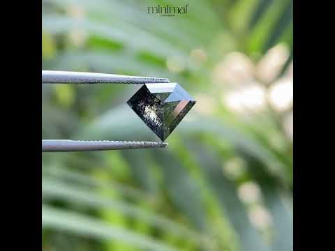 1.38 CT, 8.5 X 7.1 MM | Salt And Pepper Pentagon Cut Diamond