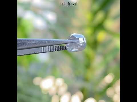 2.05 CT, 6.6 X 6.0 MM | Salt And Pepper Diamond | Cushion Cut Diamond