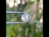 1.49 CT, 7.2 X 6.0 MM | Salt And Pepper Hexagon Cut Diamond