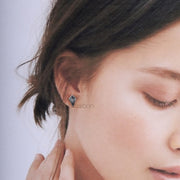 kite Cut Lab Diamond Earrings