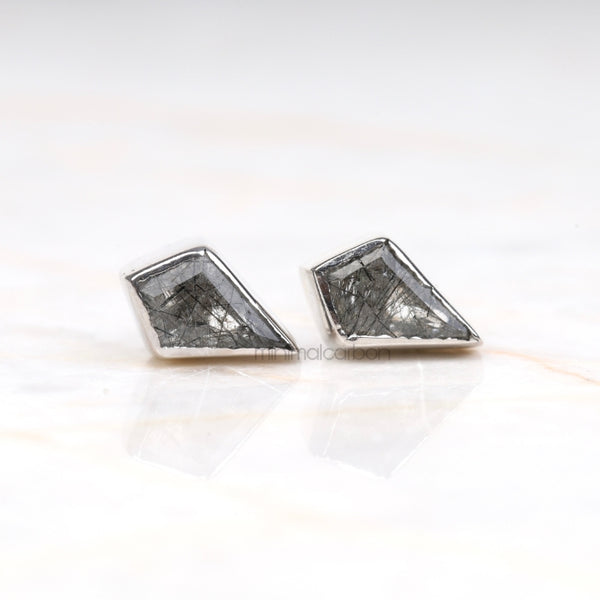 Rutilated Quartz Earring Pair