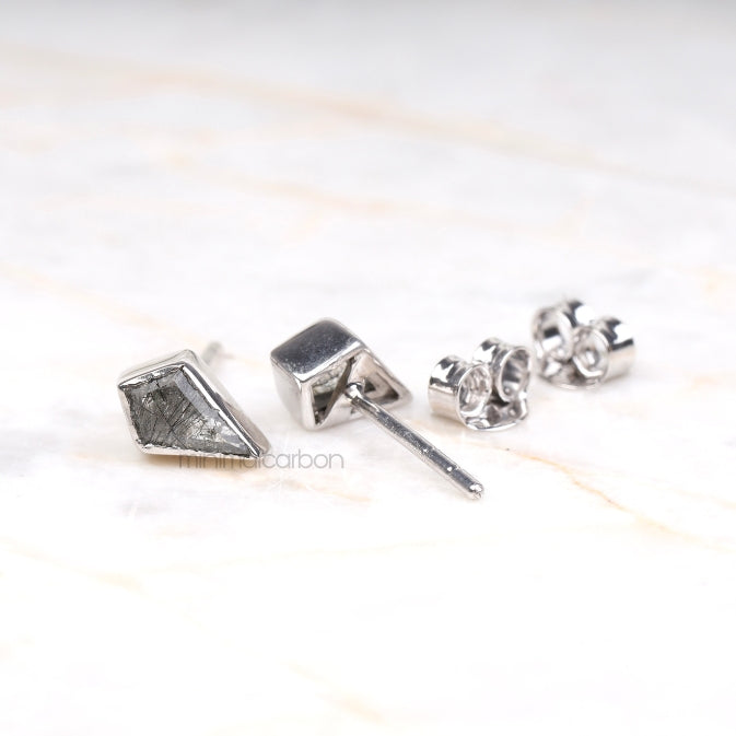 Rutilated Quartz Earring Pair