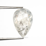 3.41 CT, 11.4 X 7.7 MM | Salt And Pepper Pear Cut Diamond - Minimal Carbon