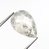 3.41 CT, 11.4 X 7.7 MM | Salt And Pepper Pear Cut Diamond - Minimal Carbon