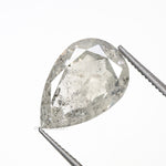 Load image into Gallery viewer, 3.41 CT, 11.4 X 7.7 MM | Salt And Pepper Pear Cut Diamond
