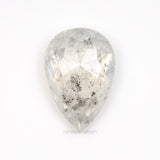 3.41 CT, 11.4 X 7.7 MM | Salt And Pepper Pear Cut Diamond - Minimal Carbon
