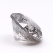 0.62 CT, 5.3 MM | Salt And Pepper Round Brilliant Cut Diamond - Minimal Carbon