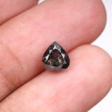 1.61 CT, 7.0 X 6.3 MM | Salt And Pepper Pear Cut Diamond