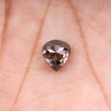 1.61 CT, 7.0 X 6.3 MM | Salt And Pepper Pear Cut Diamond