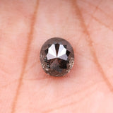 1.67 CT, 6.8 X 6.0 MM | Salt And Pepper Oval Cut Diamond