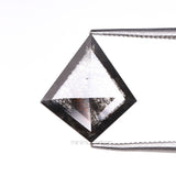1.91 CT, 11.4 X 10.0 MM | Salt And Pepper Kite Cut Diamond - Minimal Carbon
