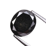 1.37 CT, 6.7 X 5.8 MM | Salt And Pepper Oval Cut Diamond