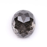 1.37 CT, 6.7 X 5.8 MM | Salt And Pepper Oval Cut Diamond