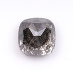 1.71 CT, 6.0 X 6.0 MM | Salt And Pepper Cushion Cut Diamond - Minimal Carbon