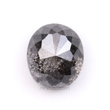 1.67 CT, 6.8 X 6.0 MM | Salt And Pepper Oval Cut Diamond