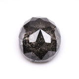 1.37 CT, 6.7 X 5.8 MM | Salt And Pepper Oval Cut Diamond