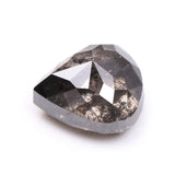 1.61 CT, 7.0 X 6.3 MM | Salt And Pepper Pear Cut Diamond