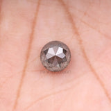 1.81 CT, 6.6 MM | Salt And Pepper Round Rose Cut Diamond