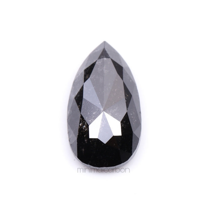 1.51 CT, 10.0 X 5.5 MM | Salt And Pepper Pear Cut Diamond