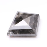 1.97 CT, 9.9 X 9.8 MM | Salt And Pepper Kite Cut Diamond - Minimal Carbon