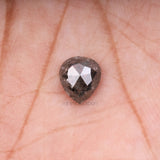 1.56 CT, 7.7 X 6.7 MM | Salt And Pepper Pear Cut Diamond