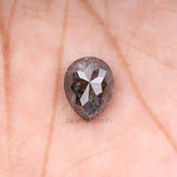 2.67 CT, 9.6 X 7.4 MM | Salt And Pepper Pear Cut Diamond