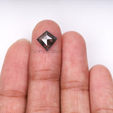 1.97 CT, 9.9 X 9.8 MM | Salt And Pepper Kite Cut Diamond - Minimal Carbon