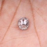 1.30 CT, 6.7 X 5.9 MM | Salt And Pepper Oval Cut Diamond - Minimal Carbon