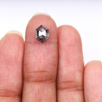 Load image into Gallery viewer, 1.73 CT, 8.0 X 5.7 MM | Salt And Pepper Hexagon Cut Diamond
