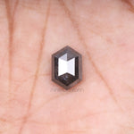 Load image into Gallery viewer, 2.90 CT, 10.7 X 7.3 MM | Salt And Pepper Hexagon Cut Diamond
